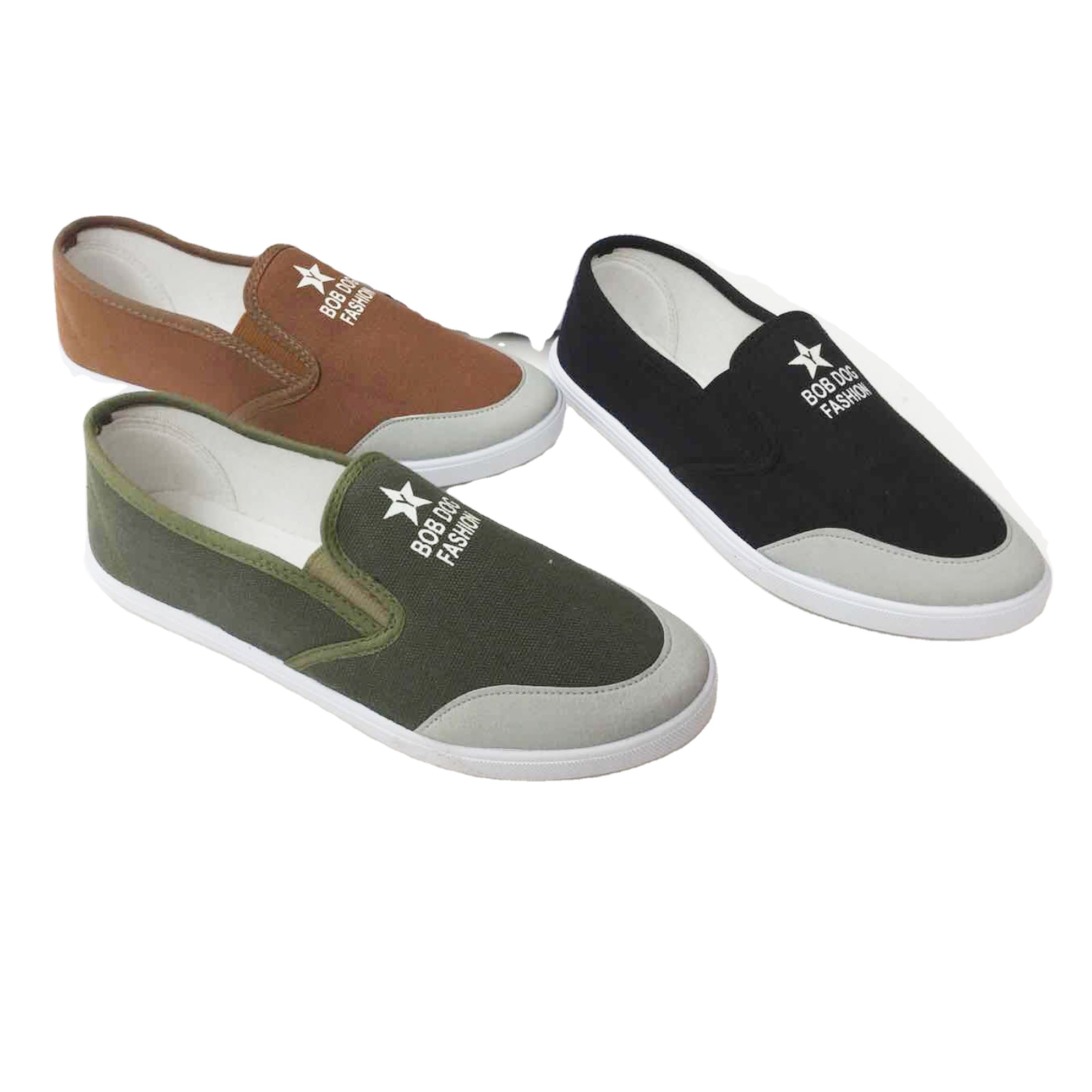 Men Comfortable Injection Casual Canvas Shoes