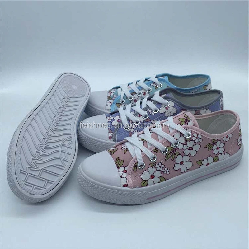 Lady shoes New design women injection flat canvas loafers casual shoes with good price