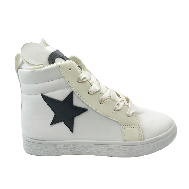 women shoes 2021 Solid Color Star Women Injection PU Casual Canvas Sport Shoes casual shoes