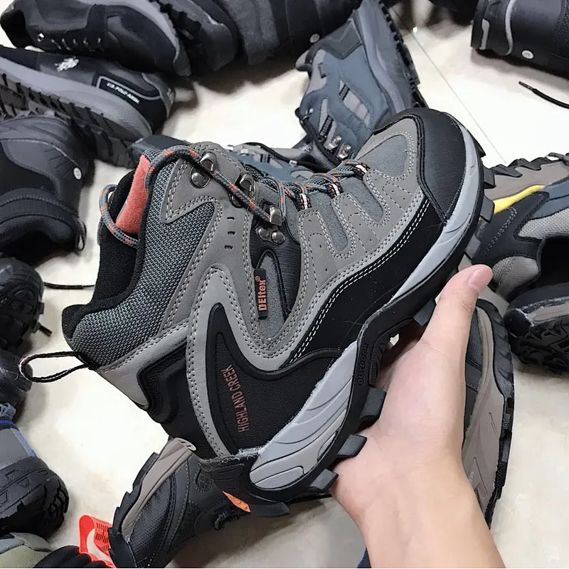 Mix style high quality  men outdoor sneaker casual hiking shoes stock shoes