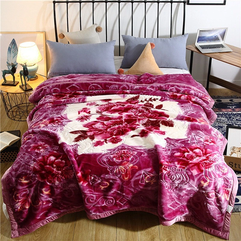 2.8kg First-class Super soft Double Thick Blanket Rachel Wedding Gift Double-sided velvet Blanket
