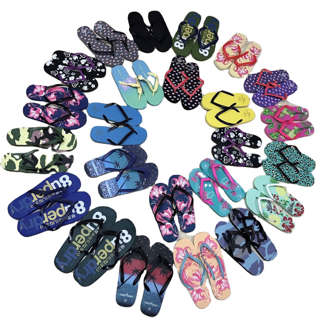Men and women slipper stock shoes Mix style good quality  mix EVA flip-flops beach sandals  slippers shoes