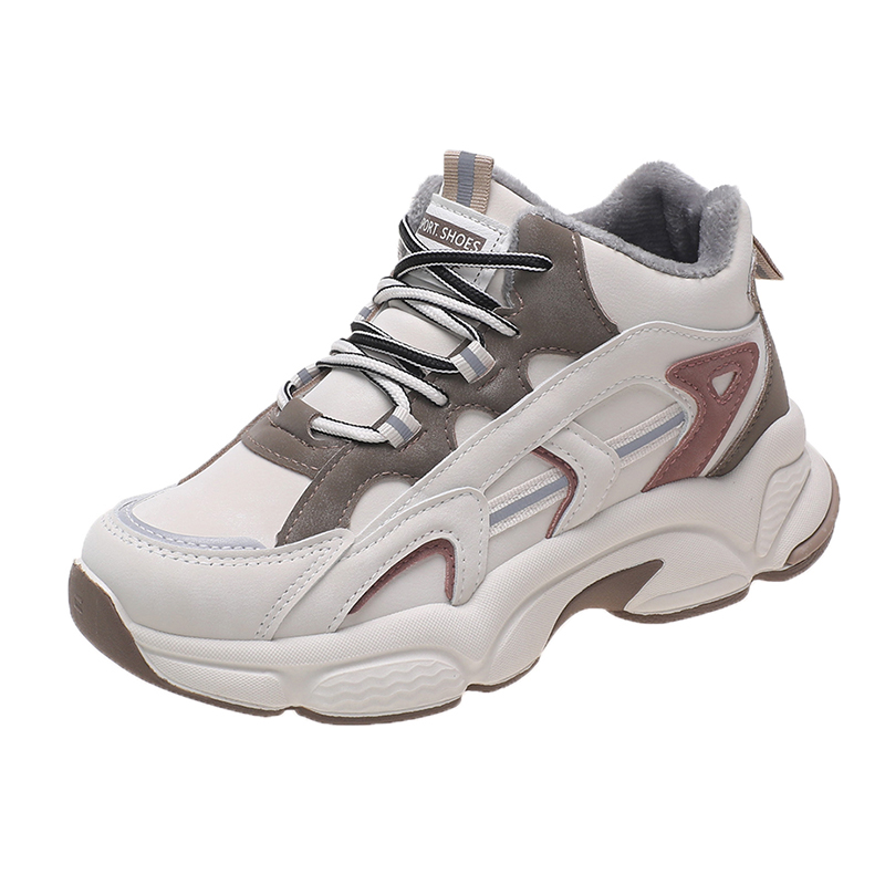 Women Platform Lace up Sneakers Ladies Casual Walking Chunky Dad Shoes