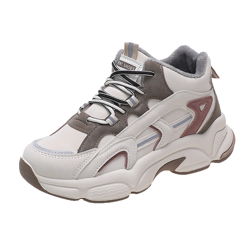 Women Platform Lace up Sneakers Ladies Casual Walking Chunky Dad Shoes