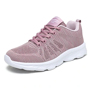 New arrival trend lace up women casual gym sports shoes lady tennis running sneaker shoes