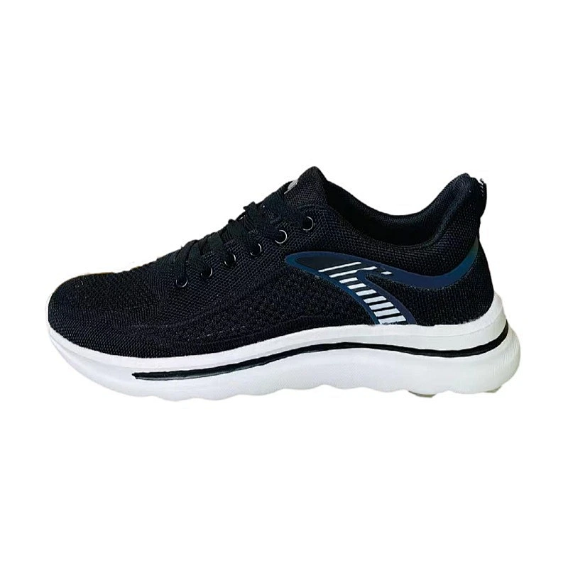 New Fashionable Custom Men Fly Weave Sneakers Breathable Sports Running Casual Shoes