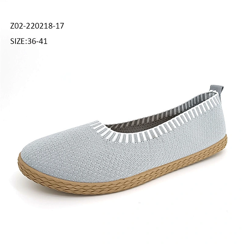 Factory sale Custom injection ladies loafers walking shoes Women flat Casual Shoes