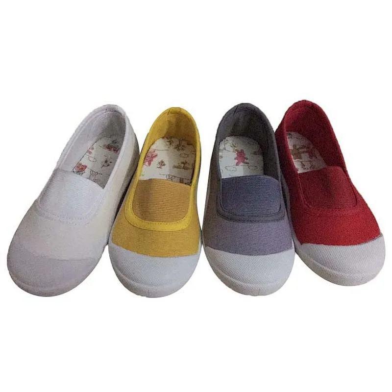 New Children's Canvas Shoes Student Casual Shoes Non-slip Resistant Breathable Kids plimsolls spring and autumn children sports