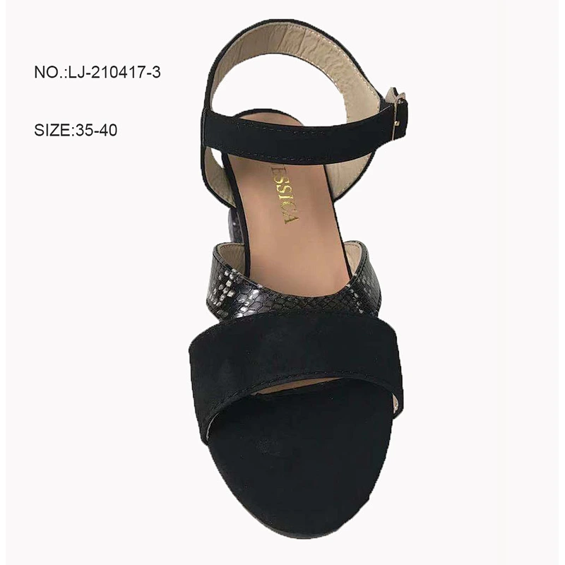 Factory OEM Latest Fashion Custom chunky heels Lady Shoes Luxury High Heels Sandals