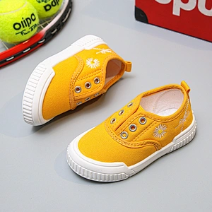 Classic Children Casual Slip On Canvas trendy Shoes walking style shoes for kids