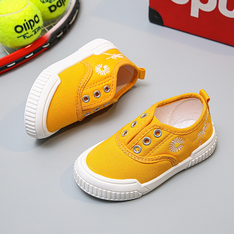 Classic Children Casual Slip On Canvas trendy Shoes walking style shoes for kids