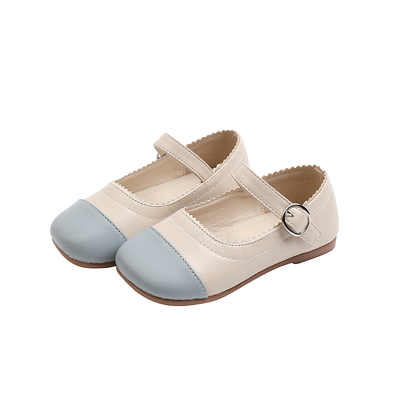 New girls School flats shoes Children Dance Ballet  Leather Shoes