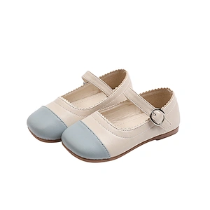 New girls School flats shoes Children Dance Ballet  Leather Shoes