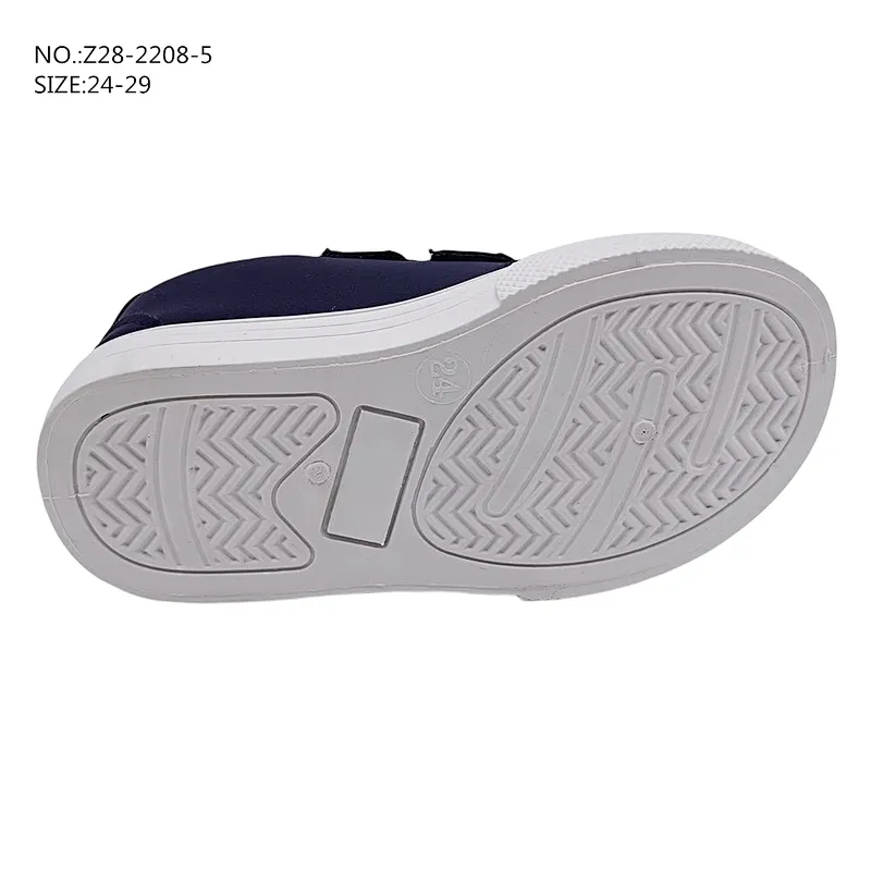 New Design Custom flat Shoes Children Injection Sport School Casual board Shoes with Magic Tape