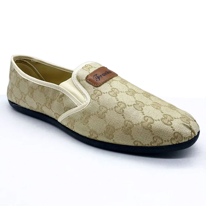 Factory cheap New Trend Custom Injection Men Footwear Slip on Leisure Flat Canvas Shoes