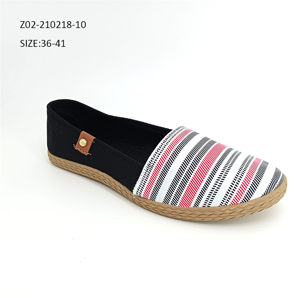Women's Casual Flats Classic canvas slip on shoes Vulcanized Espadrilles