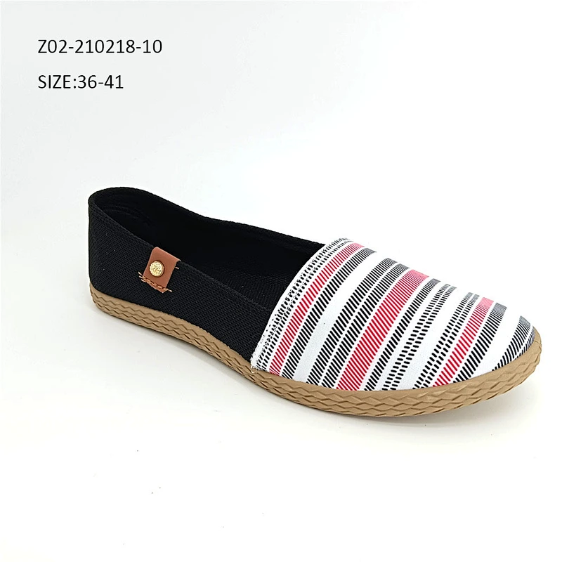 Women's Casual Flats Classic canvas slip on shoes Vulcanized Espadrilles
