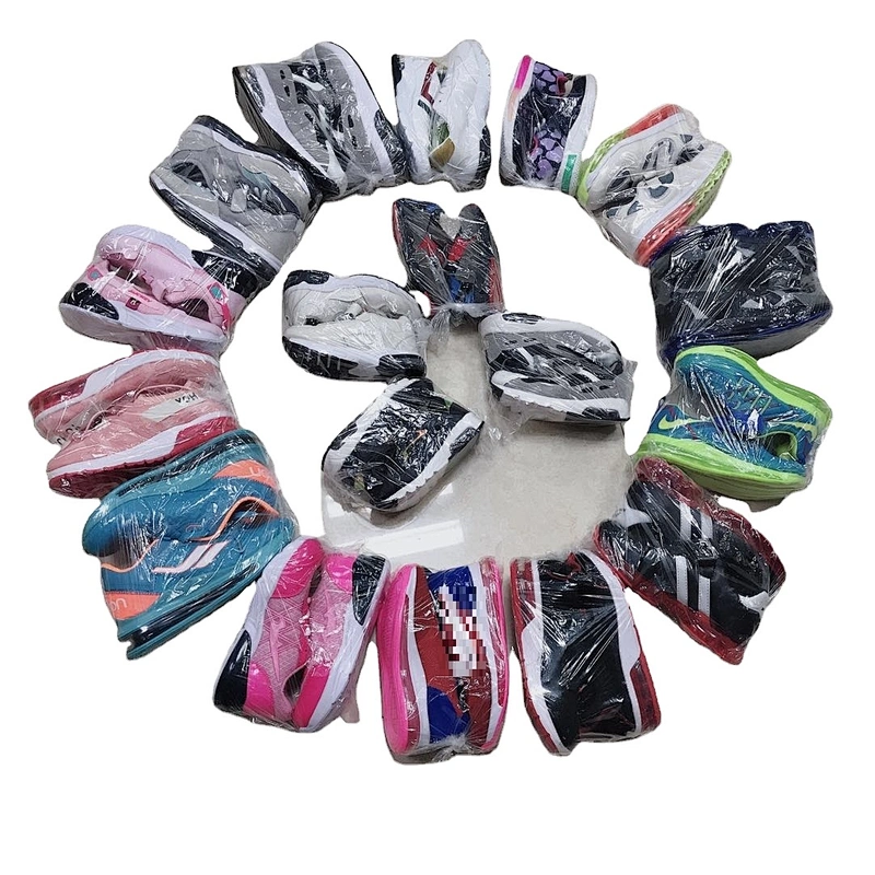 child Stock shoes mixed children's air cushioned sneakers in stock shoe stock lots