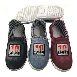 Cheap custom  injection canvas casual shoes for kids