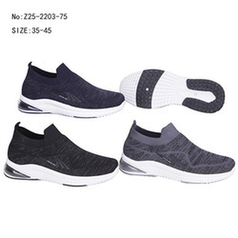 Custom Men Slip On Walking Style Injection Shoes Casual Sports Running Sneakers