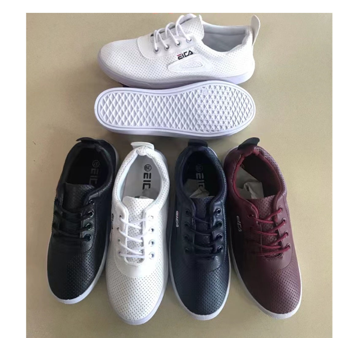 Hot sale Custom injection ladies lace up sports shoes Women walking Casual Shoes