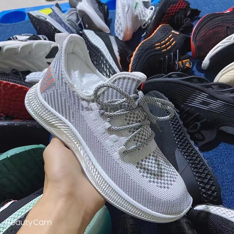 Men's Athletic Breathable Non Slip Gym Sneakers Running Walking Casual Stock Shoes shoe stock lots