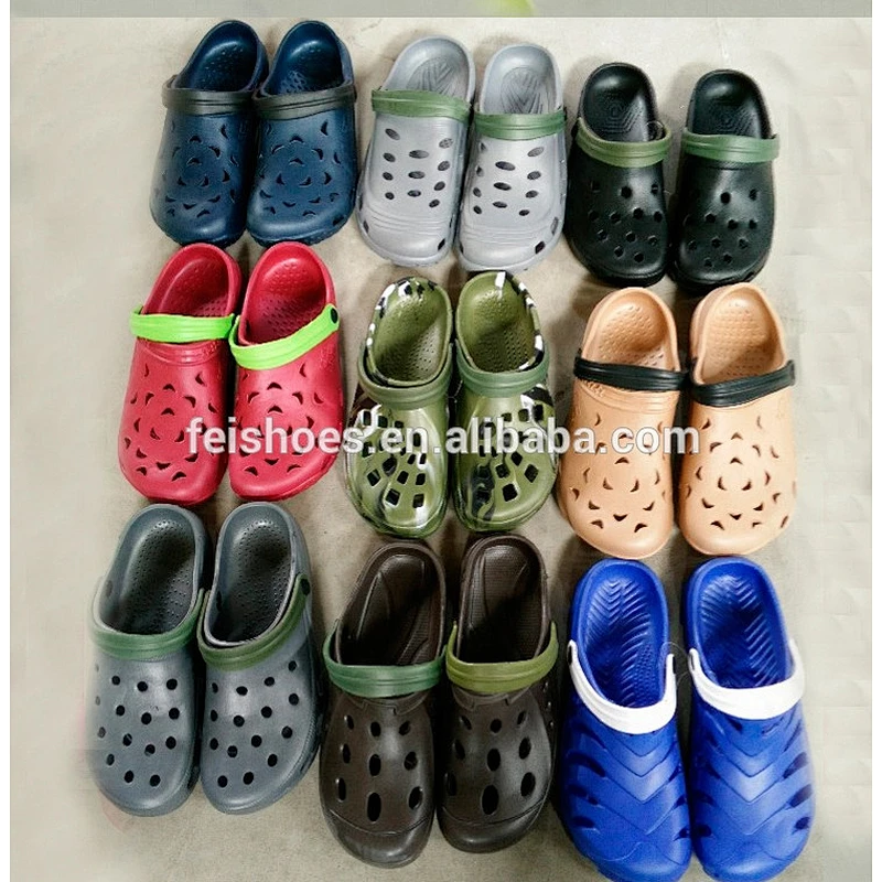 Men Mix style Mixed color and size EVA garden stock shoes good quality slipper shoes beach sandals  slippers shoes
