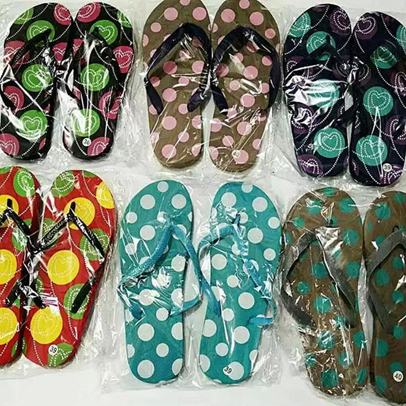 Wholesale Summer PVC Slipper Outdoor Beach Flip flops stock