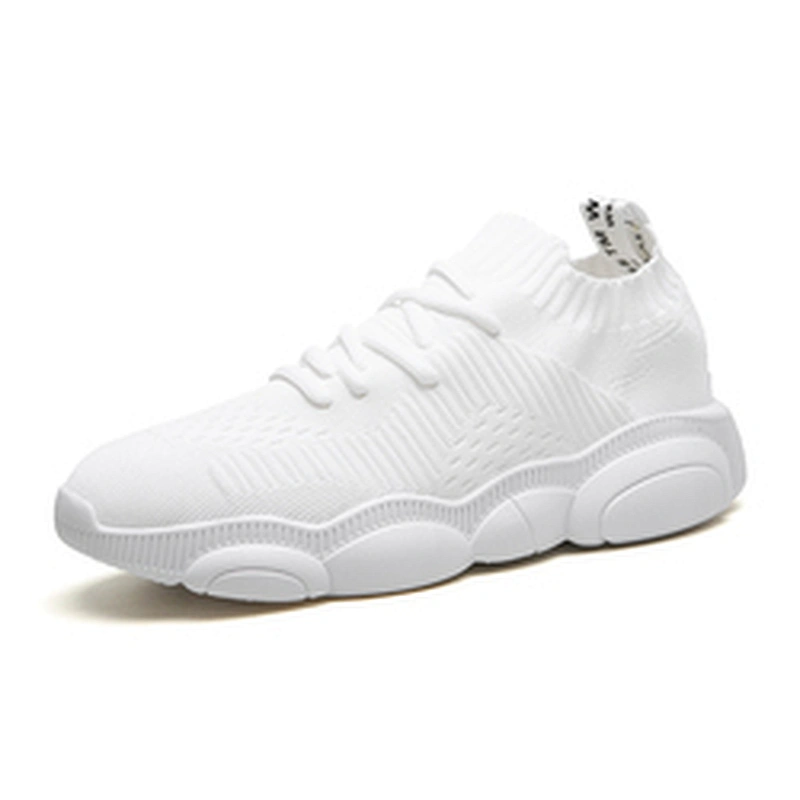 New Style knitted Walking Sneaker Shoes Men Casual Running Sports Shoes