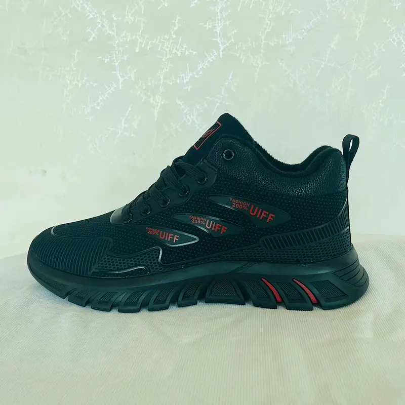 New Thickened Men Sports Shoes Winter Running Non-Slip Waterproof Sneaker Shoes