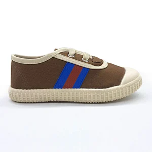 Hot Sale Fashion Children Injection Flat Casual Canvas Shoes with Customized