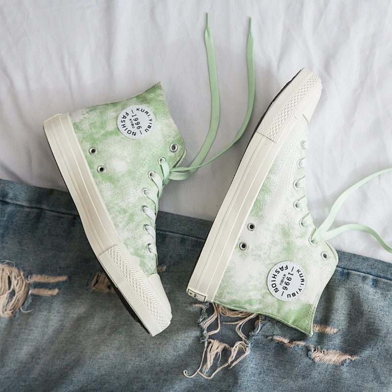 Factory customize New Basic Style High-Top men and women Sports Casual Canvas Shoes for Unisex