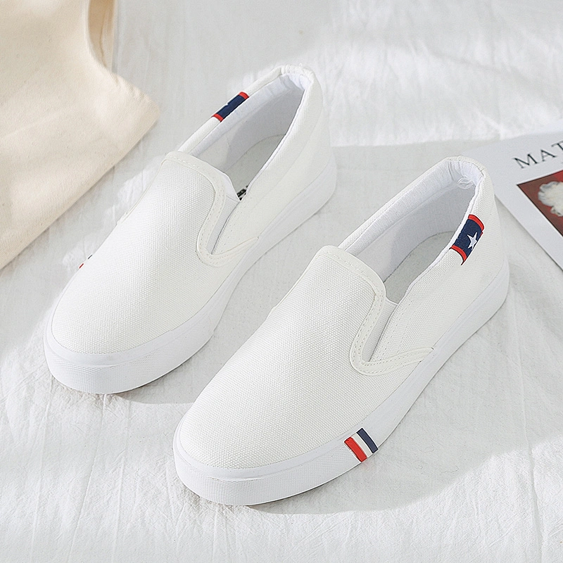 Men Low Top Sneakers Casual Canvas Shoes