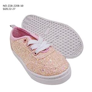 Hot Selling Injection Children Lace up Casual Shoes Flat Custom Sports School skateboard Shoes