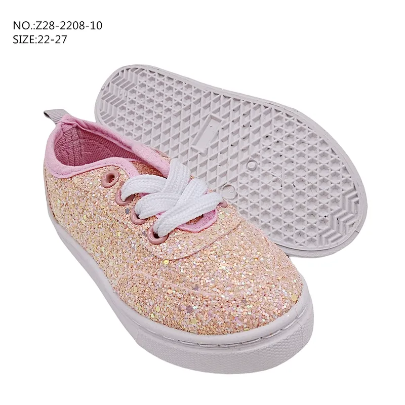 Hot Selling Injection Children Lace up Casual Shoes Flat Custom Sports School skateboard Shoes