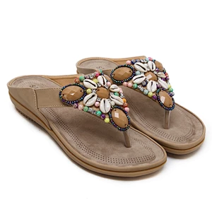 Summer fashion outdoor women beach slipper flip flops for ladies