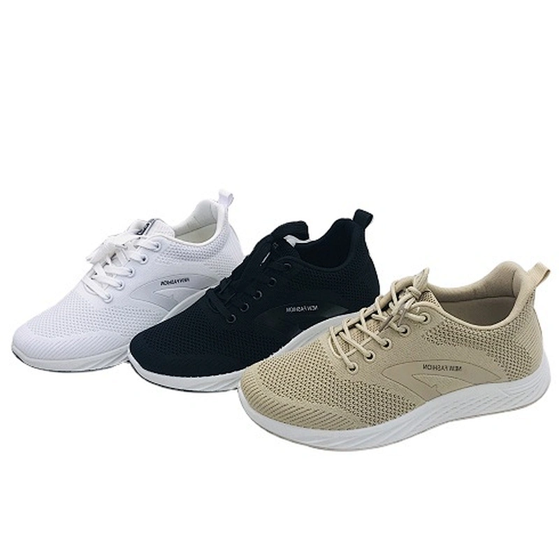 Hot Sale Fly knit Upper Injection Men Sneaker Shoes Casual Sports Running Shoes