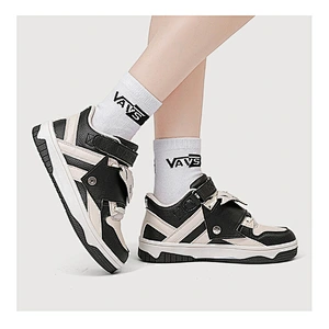 New Couples sneaker Women platform Dad shoes magic tape casual flat skateboard shoes