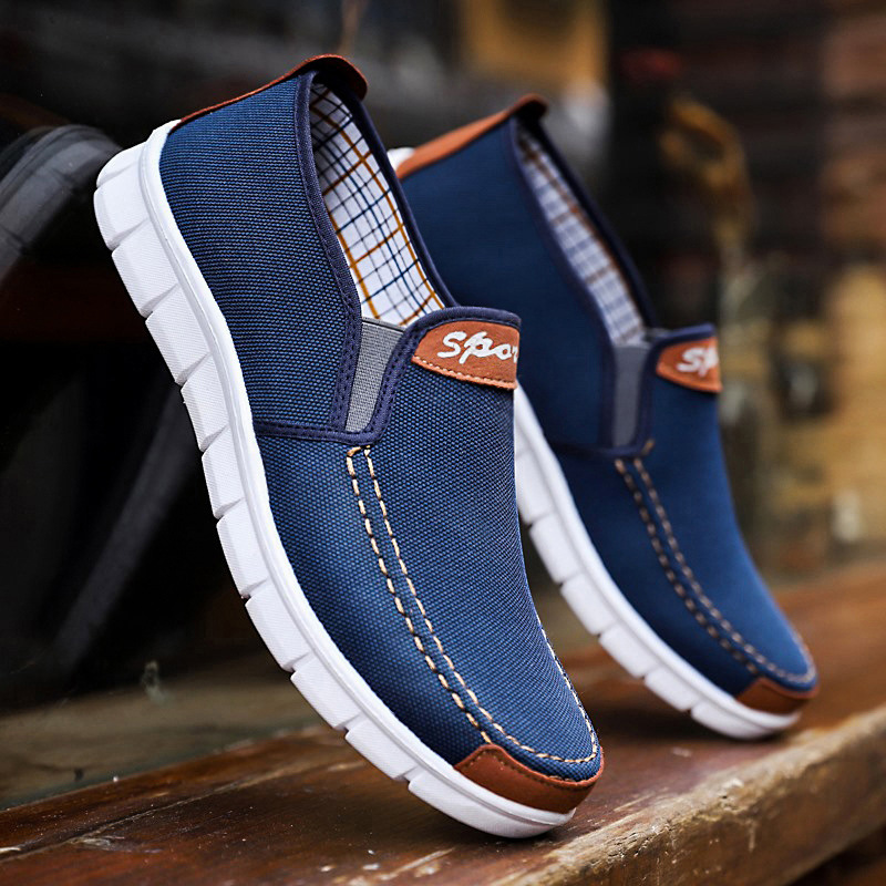 Walking Durable Logo Custom Blue Shoes Men Formal Shoes For Men Sports Shoes 2021