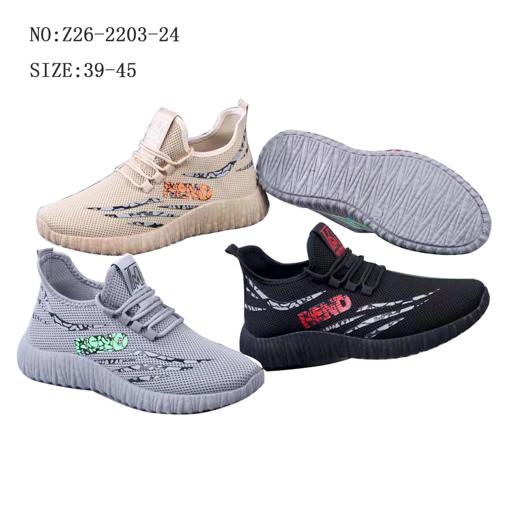 Fashion trend large size men sneaker breathable casual shoes running walking sports shoes