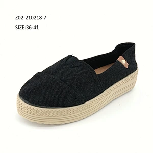 Women's Casual Flats Classic canvas slip on shoes Vulcanized Espadrilles