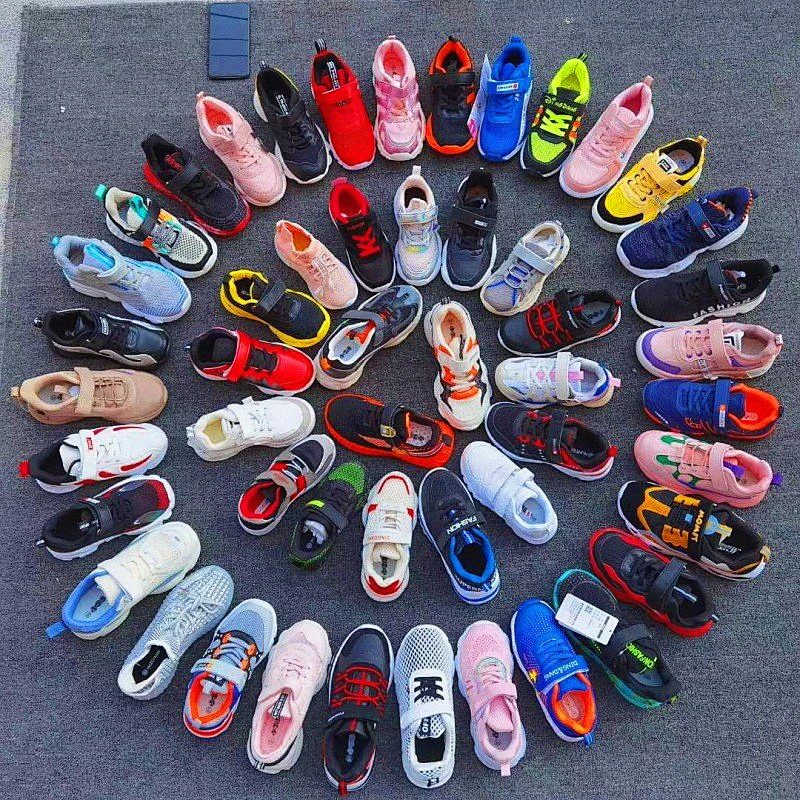 Mix style good quality children casual sneaker cheap shoes stock shoe stock lots