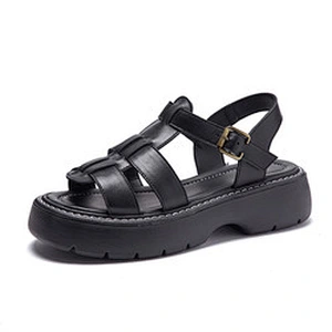 Women Ankle Strap Platform Wedge Flat Sandals