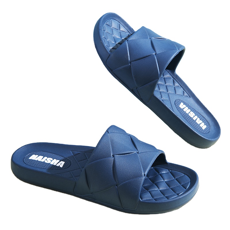 Summer men's shoes home bathroom slippers non slip thick soled indoor slippers