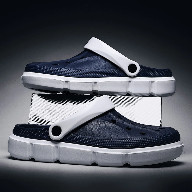 Slip on Mules Slippers Air Cushion Water Shoes Mens Garden Clogs Sandals