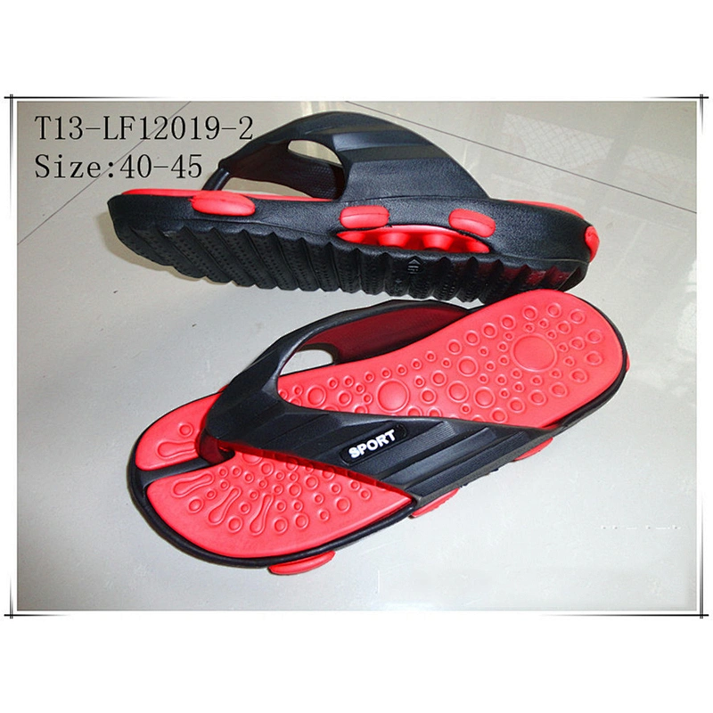 New Design Men EVA Slippers Two Color Outdoor Massage Casual Fashion Beach Flip-Flops
