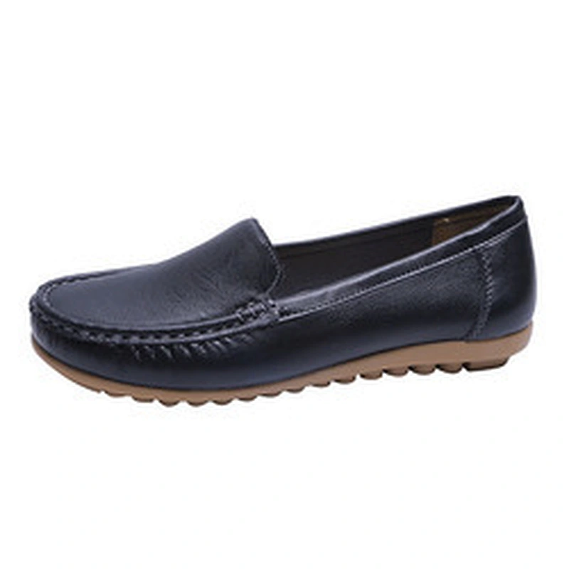 New comfortable soft sole women work nurse shoes hospital casual leather loafers shoes