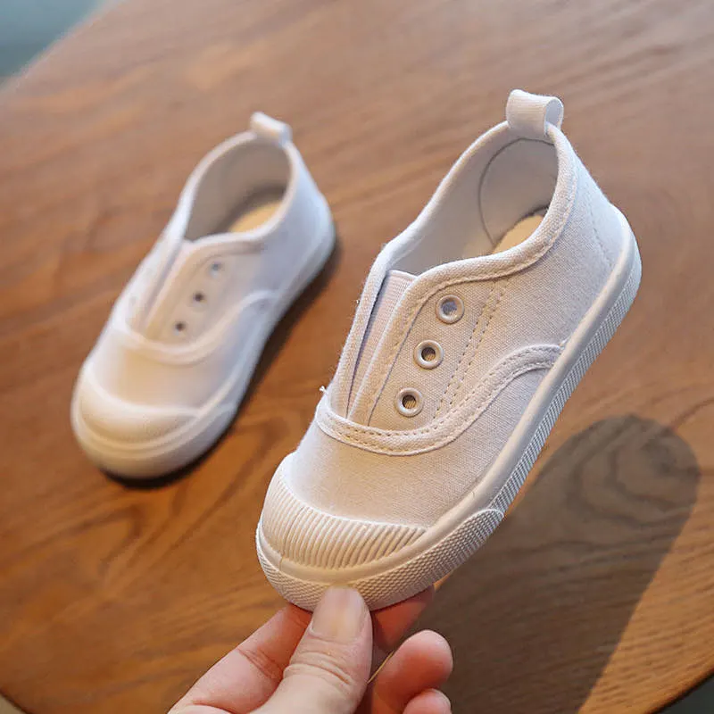 New Style Kids Leisure Flats Canvas Shoes
