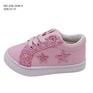 New Style Injection Children Lace up School flat Shoes Casual Custom Sports board Shoes
