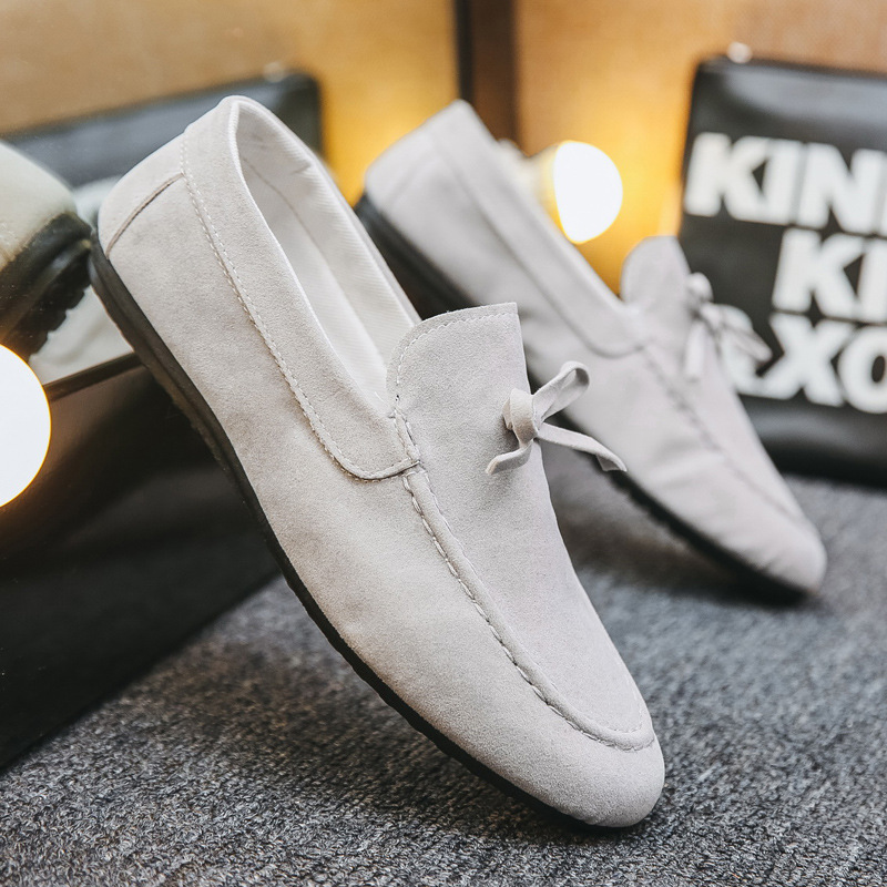 Hot sale cheap men casual slip on loafers driving  moccasin shoes